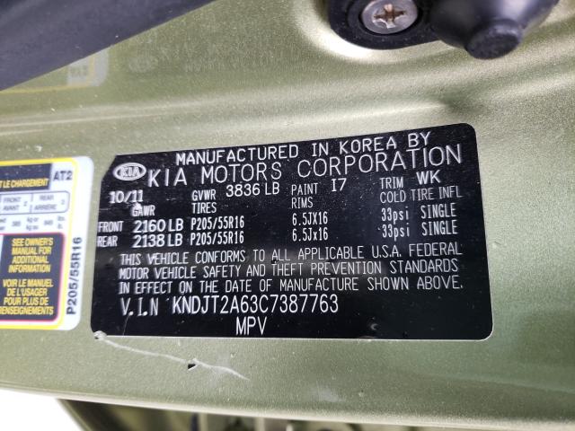 2012 KIA SOUL KNDJT2A63C7387763