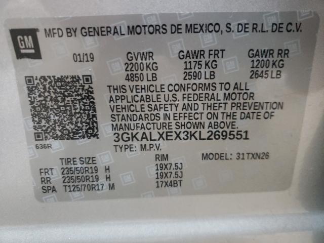 2019 GMC TERRAIN DE 3GKALXEX3KL269551