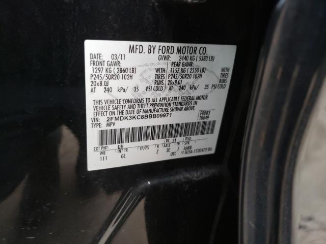 2011 FORD EDGE LIMIT 2FMDK3KC8BBB09971