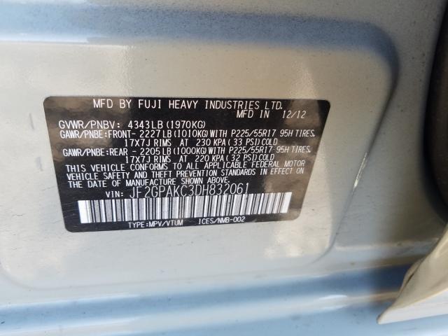 2013 SUBARU XV CROSSTR JF2GPAKC3DH832061