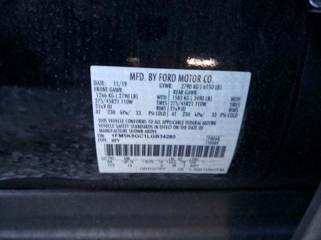 2020 FORD EXPLORER S 1FM5K8GC1LGB34280