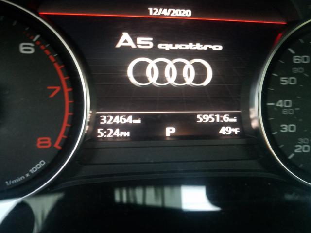 2019 AUDI A5 PREMIUM WAUANCF53KA064229