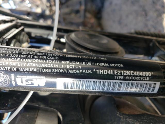 2019 HARLEY-DAVIDSON XL883 N 1HD4LE212KC404090