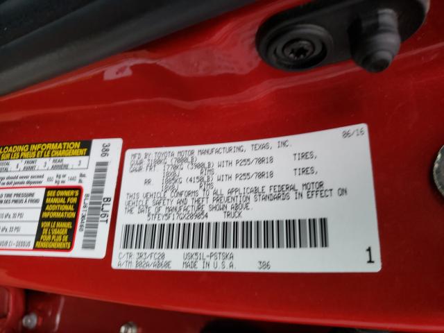 2016 TOYOTA TUNDRA CRE 5TFEY5F17GX209054