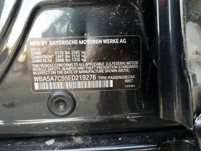 2014 BMW 528 XI WBA5A7C55ED219276