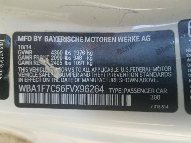 2015 BMW 228 XI WBA1F7C56FVX96264