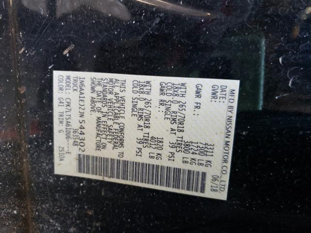 2018 NISSAN TITAN S 1N6AA1EJ2JN544302