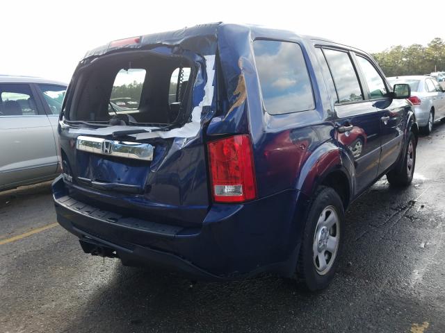 2013 HONDA PILOT LX 5FNYF3H25DB040932