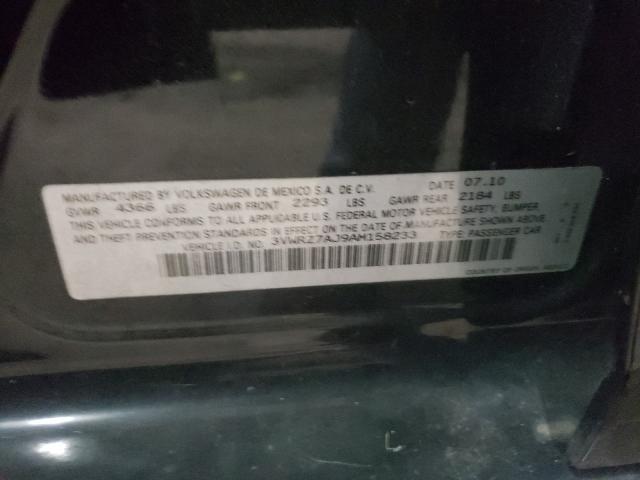 2010 VOLKSWAGEN JETTA SE 3VWRZ7AJ9AM158233