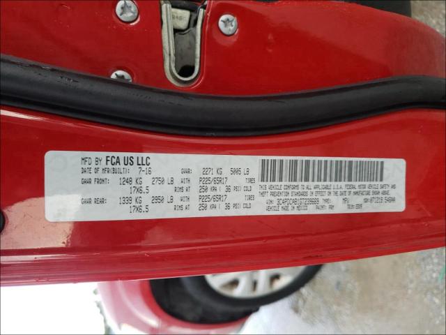 2016 DODGE JOURNEY SE 3C4PDCAB1GT239669