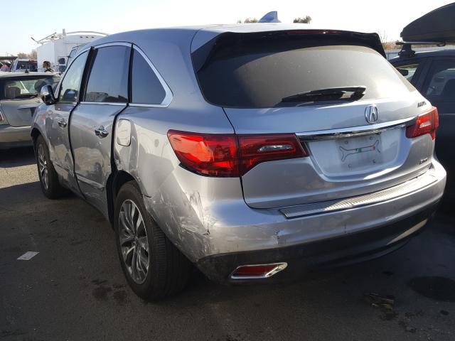 2016 ACURA MDX TECHNO 5FRYD4H46GB015599