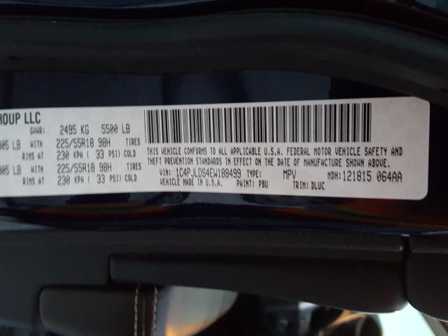 2014 JEEP CHEROKEE L 1C4PJLDS4EW188499