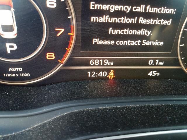 2019 AUDI A5 PREMIUM WAUENCF54KA040944