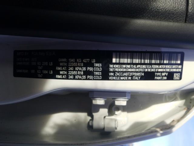 2015 JEEP RENEGADE L ZACCJABT2FPB98574