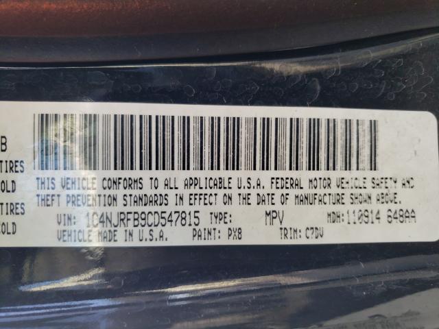 2012 JEEP PATRIOT LA 1C4NJRFB9CD547815