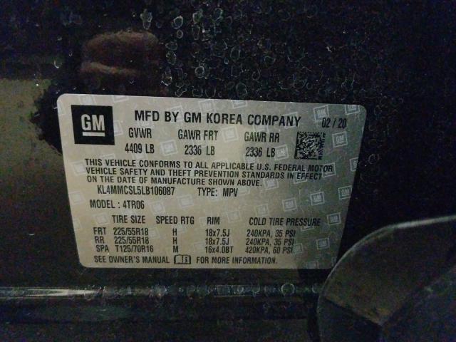 2020 BUICK ENCORE GX KL4MMCSL5LB106087