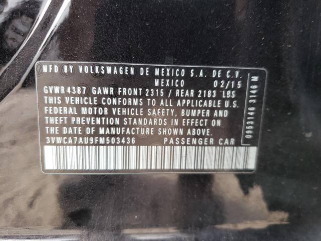 2015 VOLKSWAGEN GOLF SPORT 3VWCA7AU9FM503436