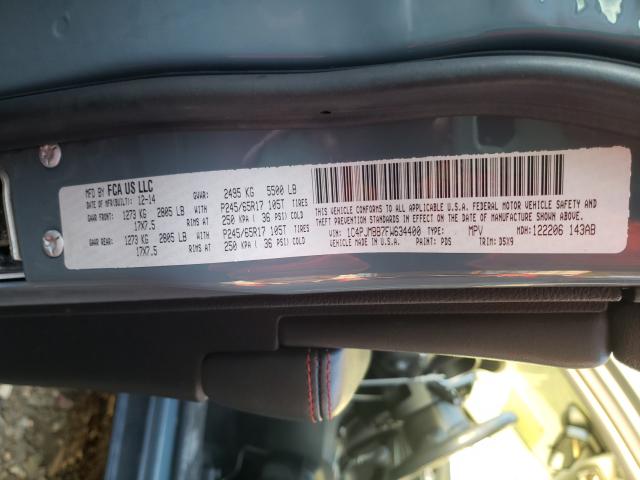 2015 JEEP CHEROKEE T 1C4PJMBB7FW634400
