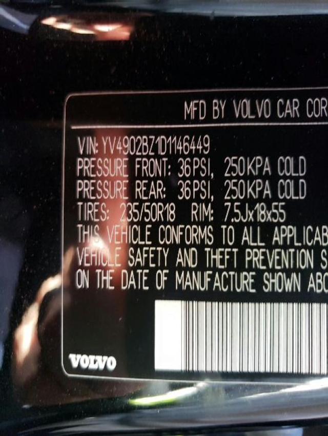 2013 VOLVO XC70 T6 YV4902BZ1D1146449