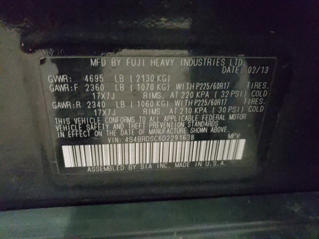 2013 SUBARU OUTBACK 3. 4S4BRDSC6D2291638
