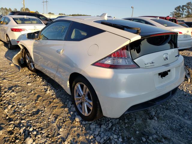 2012 HONDA CR-Z EX JHMZF1D66CS000392