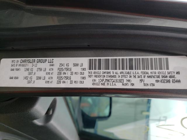 2012 JEEP LIBERTY SP 1C4PJMAK7CW161823