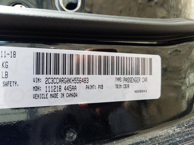 2019 CHRYSLER 300 TOURIN 2C3CCARG0KH556483