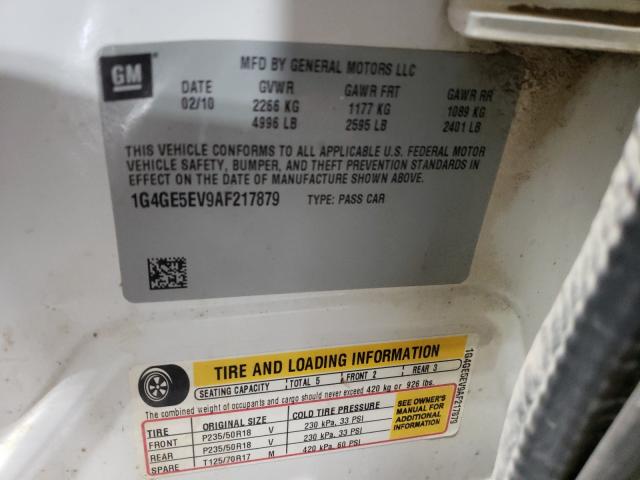 2010 BUICK LACROSSE C 1G4GE5EV9AF217879