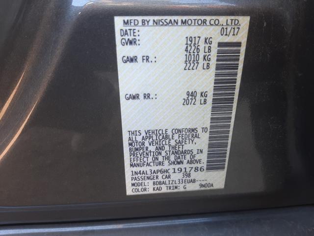 2017 NISSAN ALTIMA 1N4AL3AP6HC191786