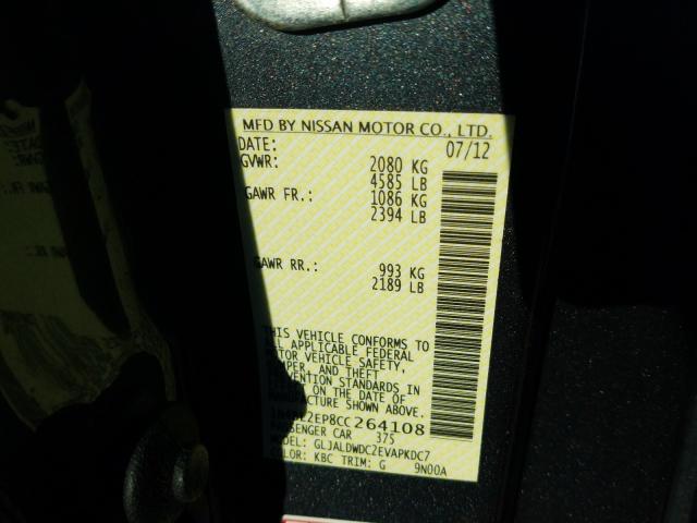 2012 NISSAN ALTIMA SR 1N4BL2EP8CC264108