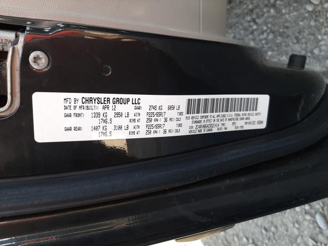 2012 VOLKSWAGEN ROUTAN SE 2C4RVABG4CR321414