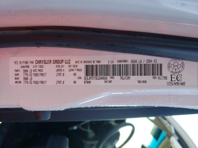 2014 RAM 1500 ST 3C6JR7DT5EG200602