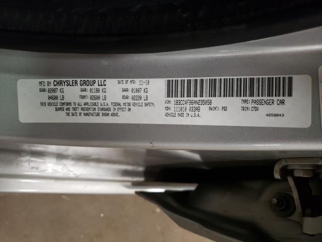 2010 DODGE AVENGER SX 1B3CC4FB6AN235058