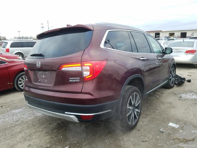 2020 HONDA PILOT TOUR 5FNYF6H62LB004201