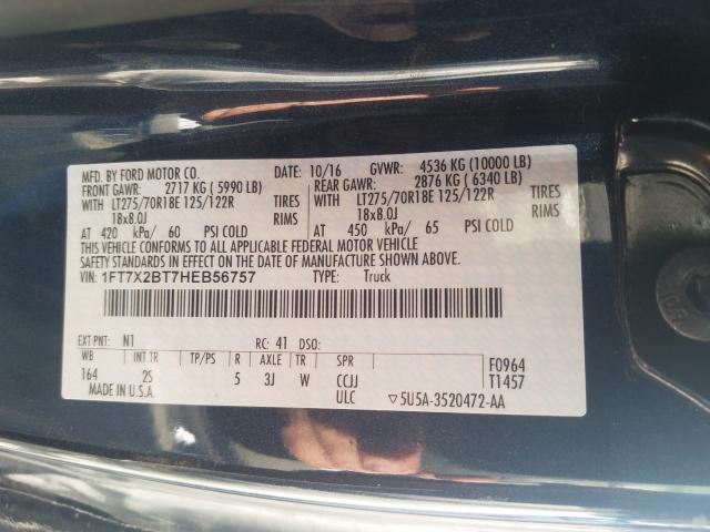 2017 FORD F250 SUPER - 1FT7X2BT7HEB56757