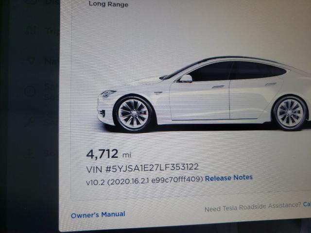 5YJSA1E27LF353122 Tesla Model S 2020. Фото: 7