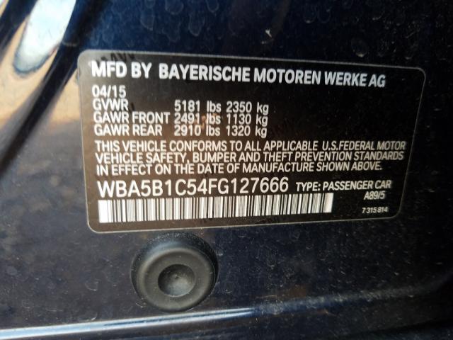 2015 BMW 535 I WBA5B1C54FG127666