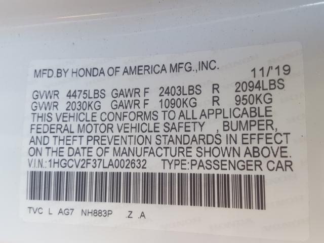 2020 HONDA ACCORD SPO - 1HGCV2F37LA002632