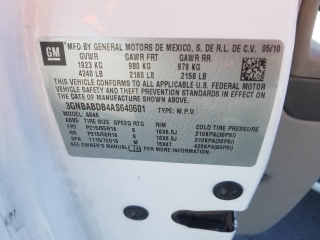 2010 CHEVROLET HHR LT 3GNBABDB4AS640601