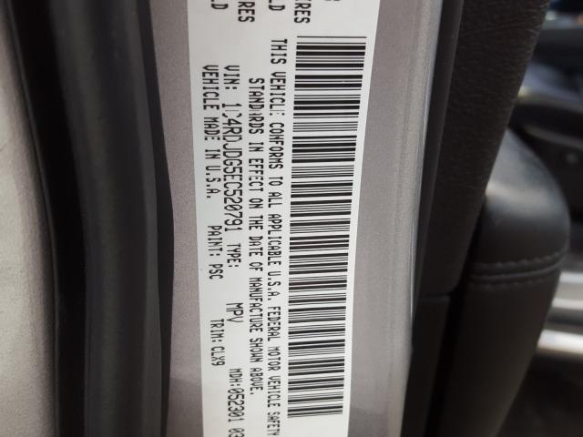 2014 DODGE DURANGO LI 1C4RDJDG5EC520791