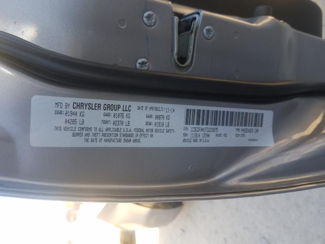 2015 DODGE DART SE 1C3CDFAA1FD223875