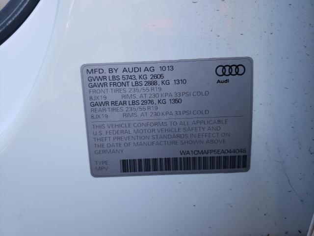 2014 AUDI Q5 TDI PRE WA1CMAFP5EA044048