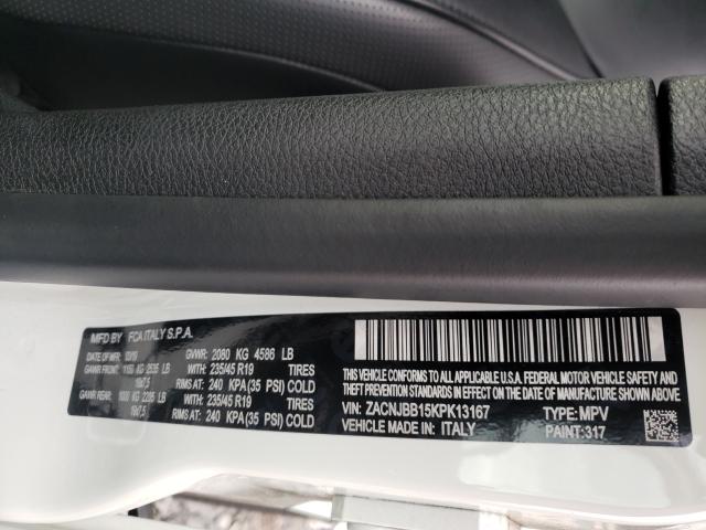 2019 JEEP RENEGADE L ZACNJBB15KPK13167