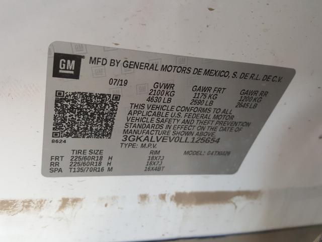 2020 GMC TERRAIN SL 3GKALVEV0LL125654