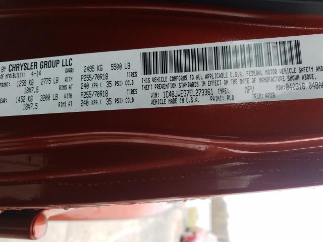 2014 JEEP WRANGLER U 1C4BJWEG7EL273361