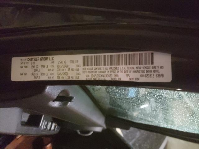 2010 DODGE NITRO SE 1D4PU2GKXAW143433