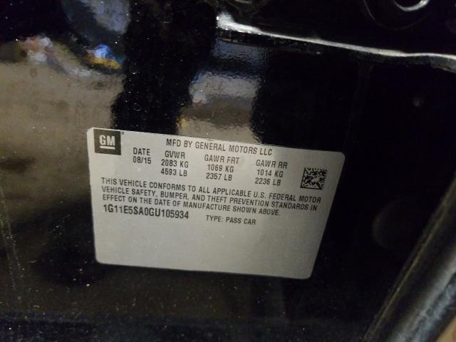 2016 CHEVROLET MALIBU LIM 1G11E5SA0GU105934