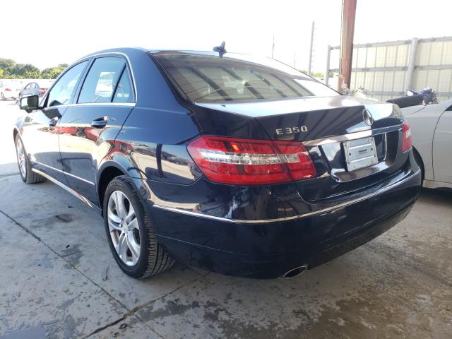 2011 MERCEDES-BENZ E 350 BLUE WDDHF2EB9BA470084
