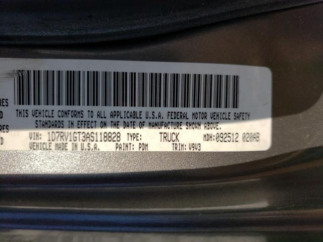 2010 RAM 1500 1D7RV1GT3AS118828