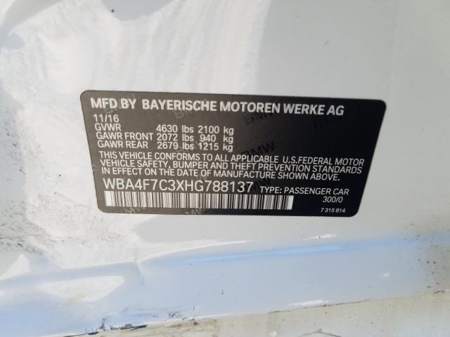 2017 BMW 430I GRAN WBA4F7C3XHG788137